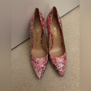 Palter DeLiso Women Floral Pink Heels